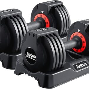 AOTOB 25/55 lbs Dumbbell Set